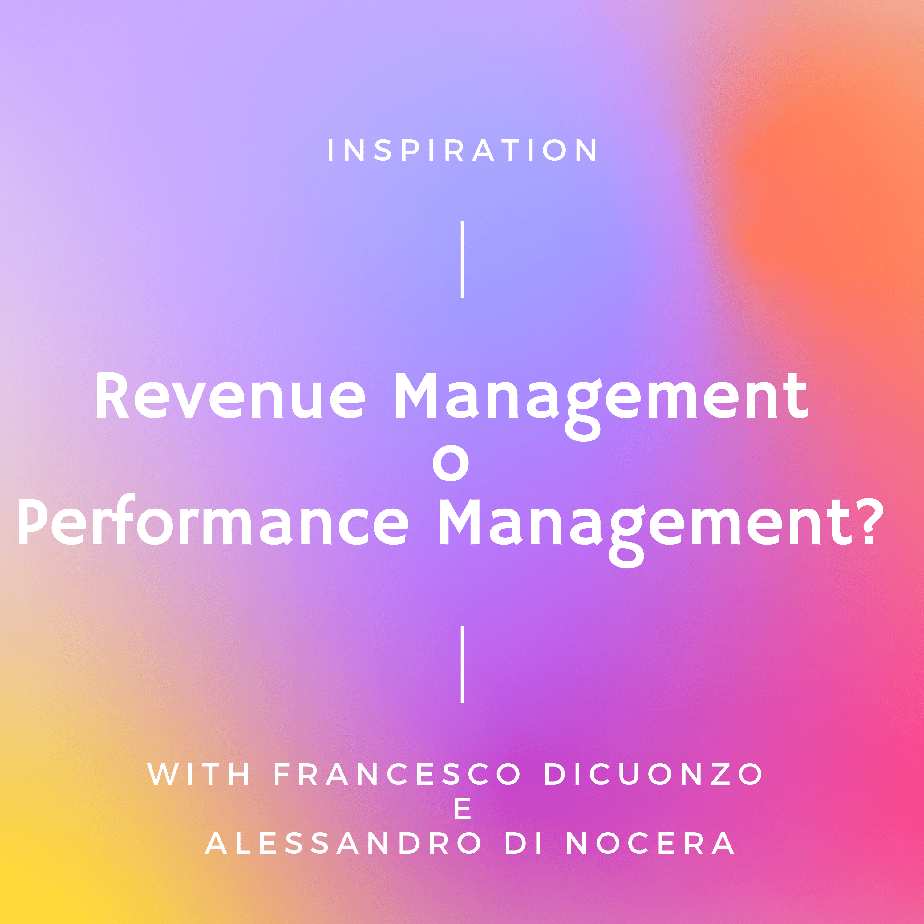 Revenue o Performance Management?